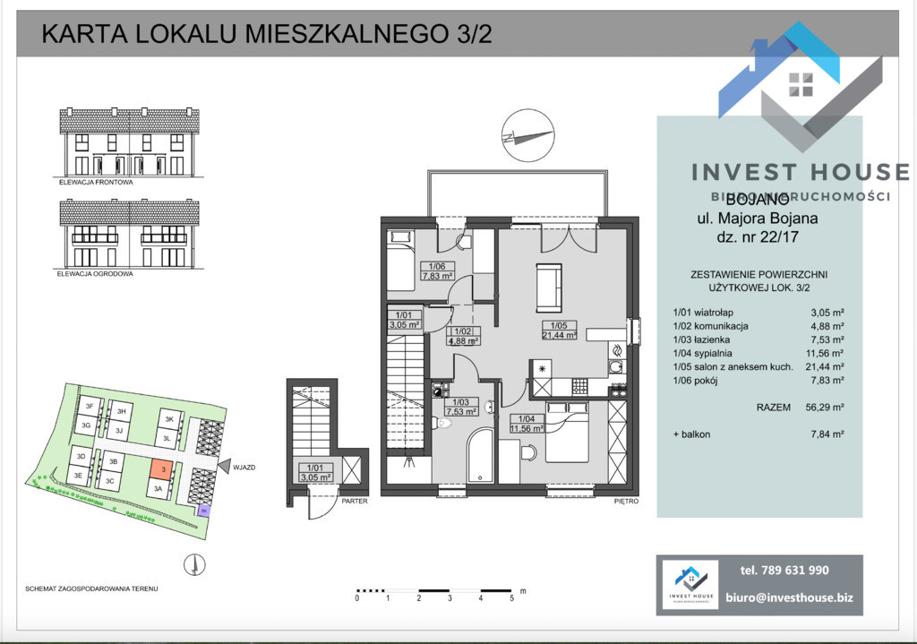 Mieszkanie Sprzedaż Bojano Majora Bojana